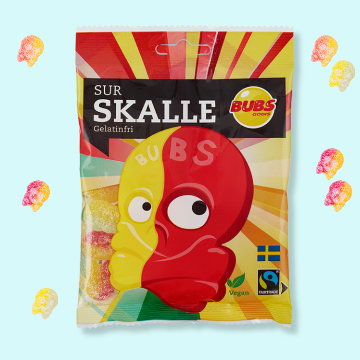 BUBS Sour Micro Skulls